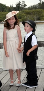 Hollie and Marcus at wedding